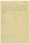 Albert Einstein Autograph Letter Signed From 1921 the Year of His Nobel Prize Win